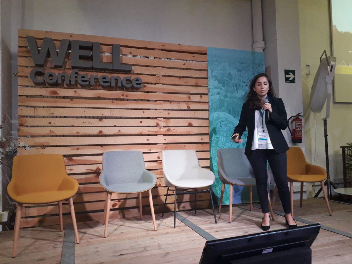 itgwell's tweet photo. Intervención de Blanca Cañadas de @grupolledo , que destaca la importancia de la salud y el bienestar en los edificios. Elementos como la iluminación o la calidad del aire son determinantes en nuestro día a día #WELLConference #wearewell #wellineurope https://t.co/jOttnc46d8