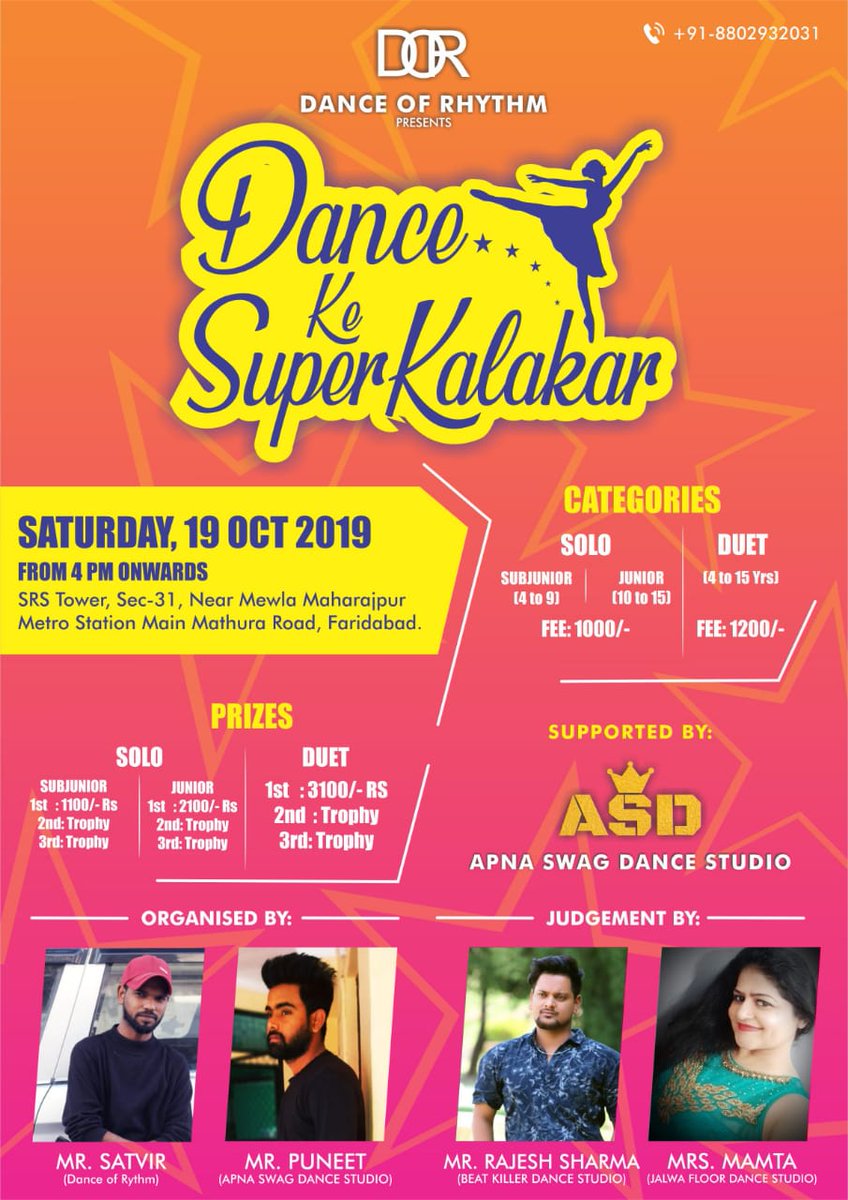 RajeshSharma_12's tweet photo. #Dancekesuperkalakar
19 th october mark The Date❤️
#judgment #Time #Dancer #artists #faridabad #LilDancer .
Thank you so much for the. Inviting Me 👏@danceofrhythm https://t.co/TmeO0KKjRy
