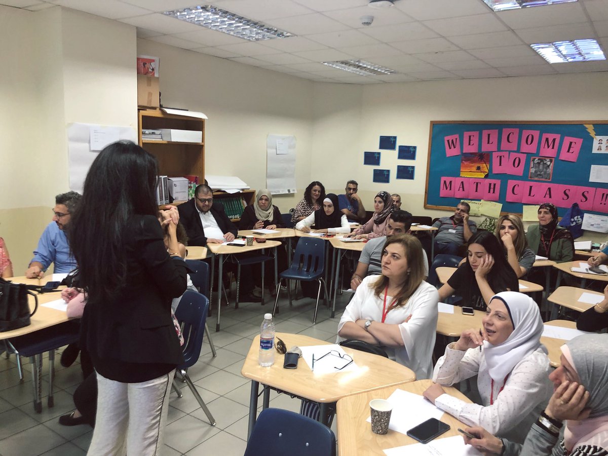 IdeasLebanon's tweet photo. Thank you @ACSBeirut for hosting and giving such an awesome two day training over the weekend in preparation for our innovation gate pilot to public school teachers and the Ministry of Education and Higher Education. https://t.co/MN1jq0wfGg