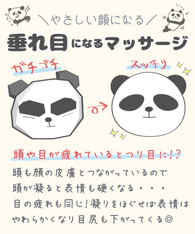 これマジで目尻が下がる効果あるから1回真剣にやって みてほしい こめかみ 後頭部 見れば可愛くなるラビちゃんず の漫画