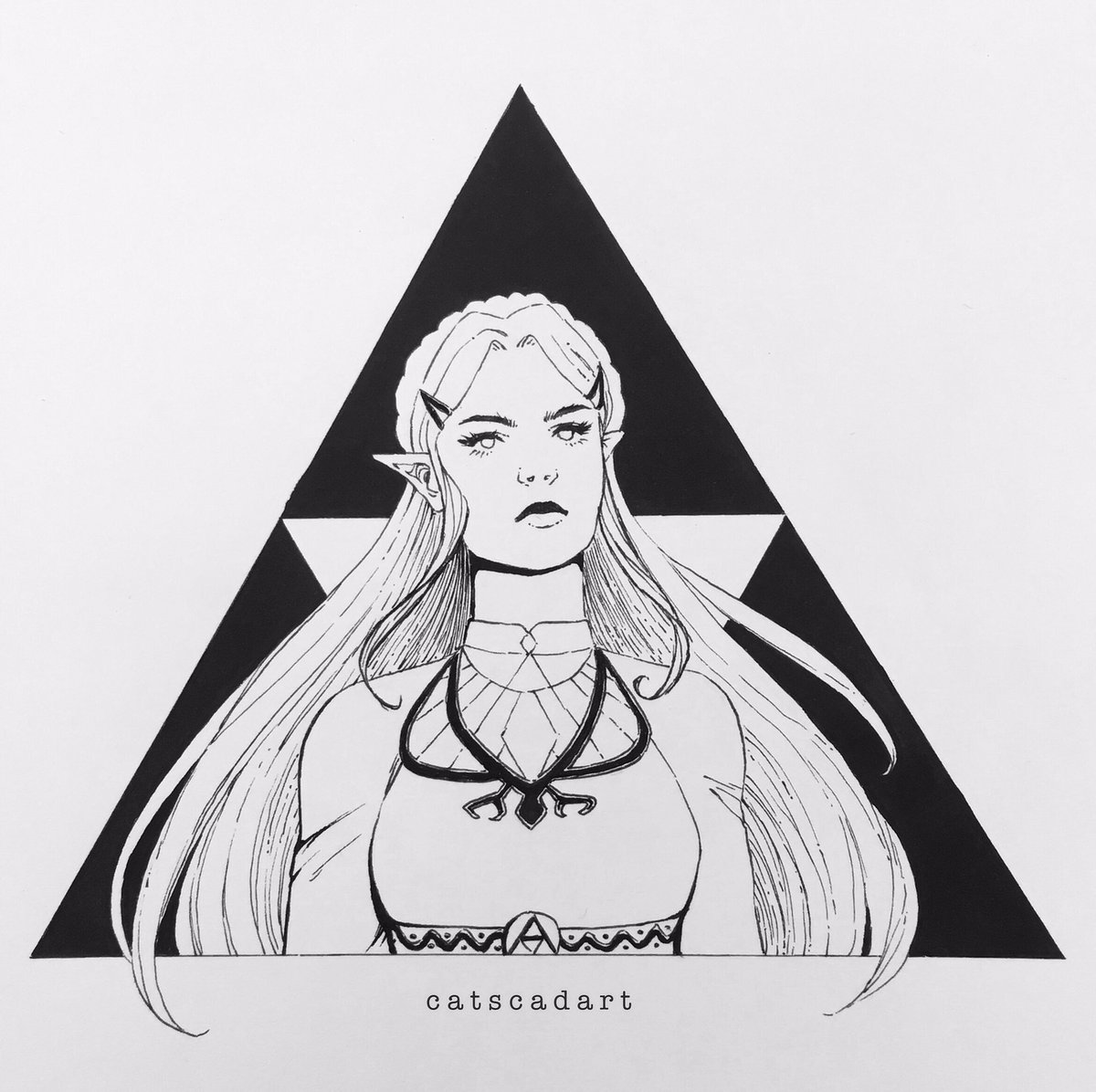 catscadart's tweet photo. #inktober2019day15: « Legend »

J’étais obligée de faire Zelda 😌
#inktober #inktober2019 #thelegendofzelda https://t.co/YCsSHarzOs