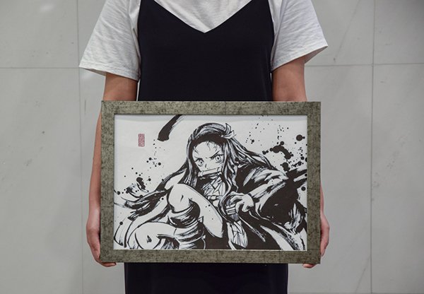 画像 鬼滅の刃の墨絵コレクション 炭治郎 禰豆子 善逸 伊之助 が発売 めっちゃカッコイイ あにまんch