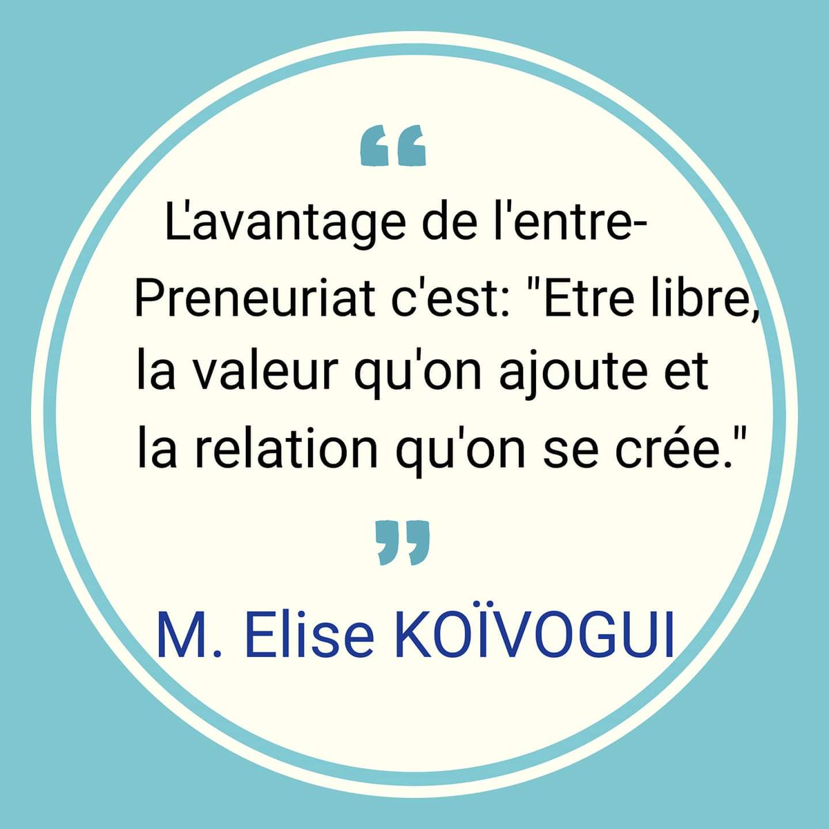 TIBACOMM's tweet photo. L'avantage de l'entrepreneuriat c'est: "être libre, la valeur qu'on ajoute et la relation qu'on se crée."
M. Elise KOÏVOGUI : Make up artist, Responsable de "Afro Shop Delmax"
#Session2
#TIBACOM https://t.co/xKoRlWY7YS