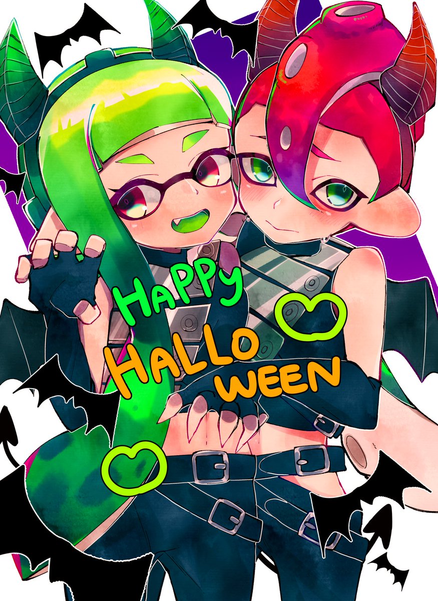 ট ইট র ちゅんた スプラトゥーン2 Splatoon ハロウィンイラスト ハロウィンは絵があげられるかわからないので早めに