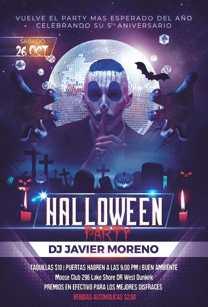 BobbyVoicePR's tweet image. No te lo puedes perder el #party de #halloween2019 en #dunkirk #ny #bobbyvoice #bobbyvoicepr
