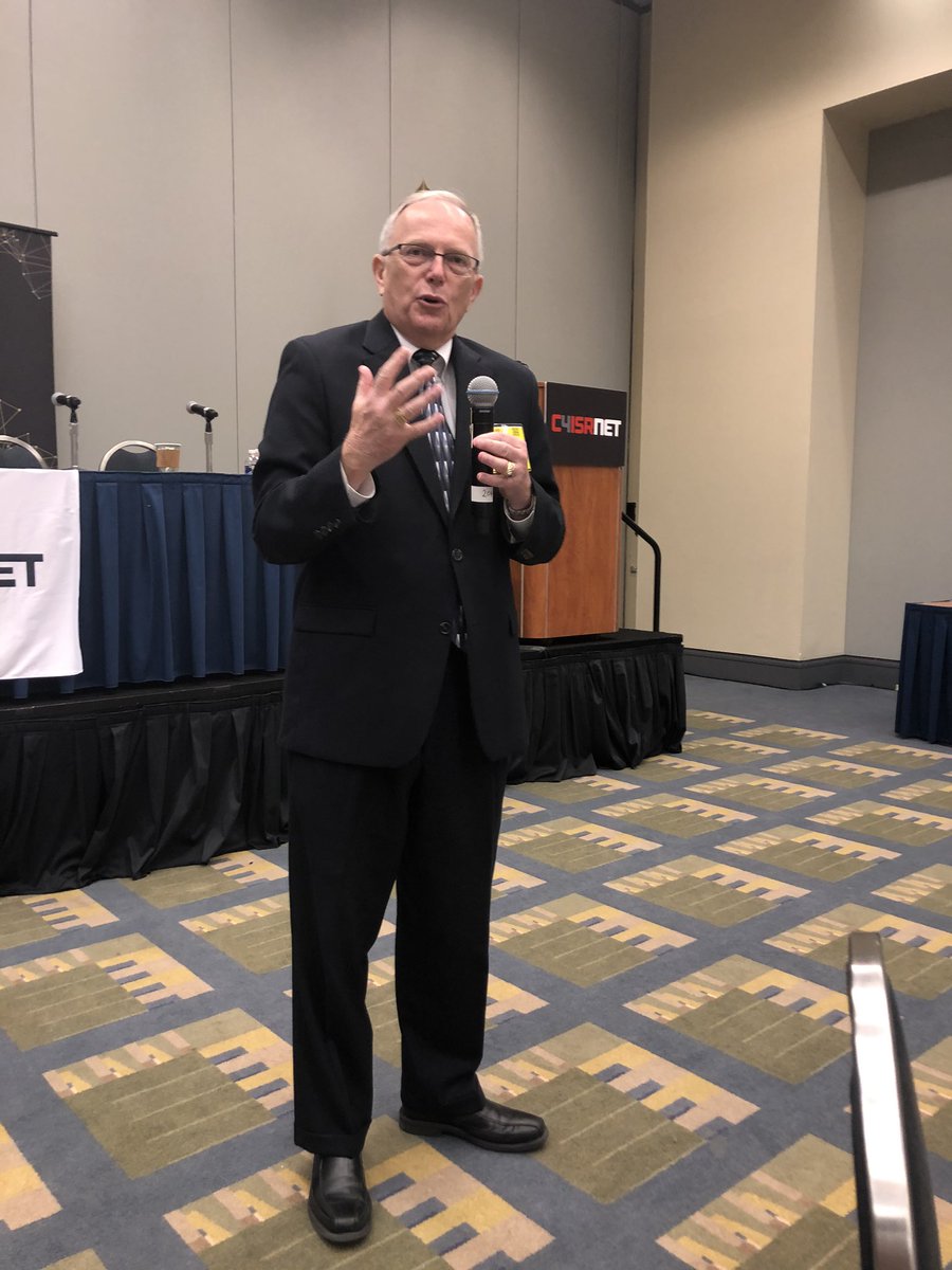 PMICUS's tweet photo. “I’m a good tank guy,” says @ArmyASAALT “But I can’t clear the room myself. That’s where you come in. It’s a collaboration.”
- Dr. Bruce Jette keynotes #C4ISRNET #AI Applications Today and Tomorrow panel @AUSAorg #AUSA2019 #ScienceSavesLives #ScienceFuelsEconomy @USArmy #STEM 🇺🇸 https://t.co/FAvxFRwZk6