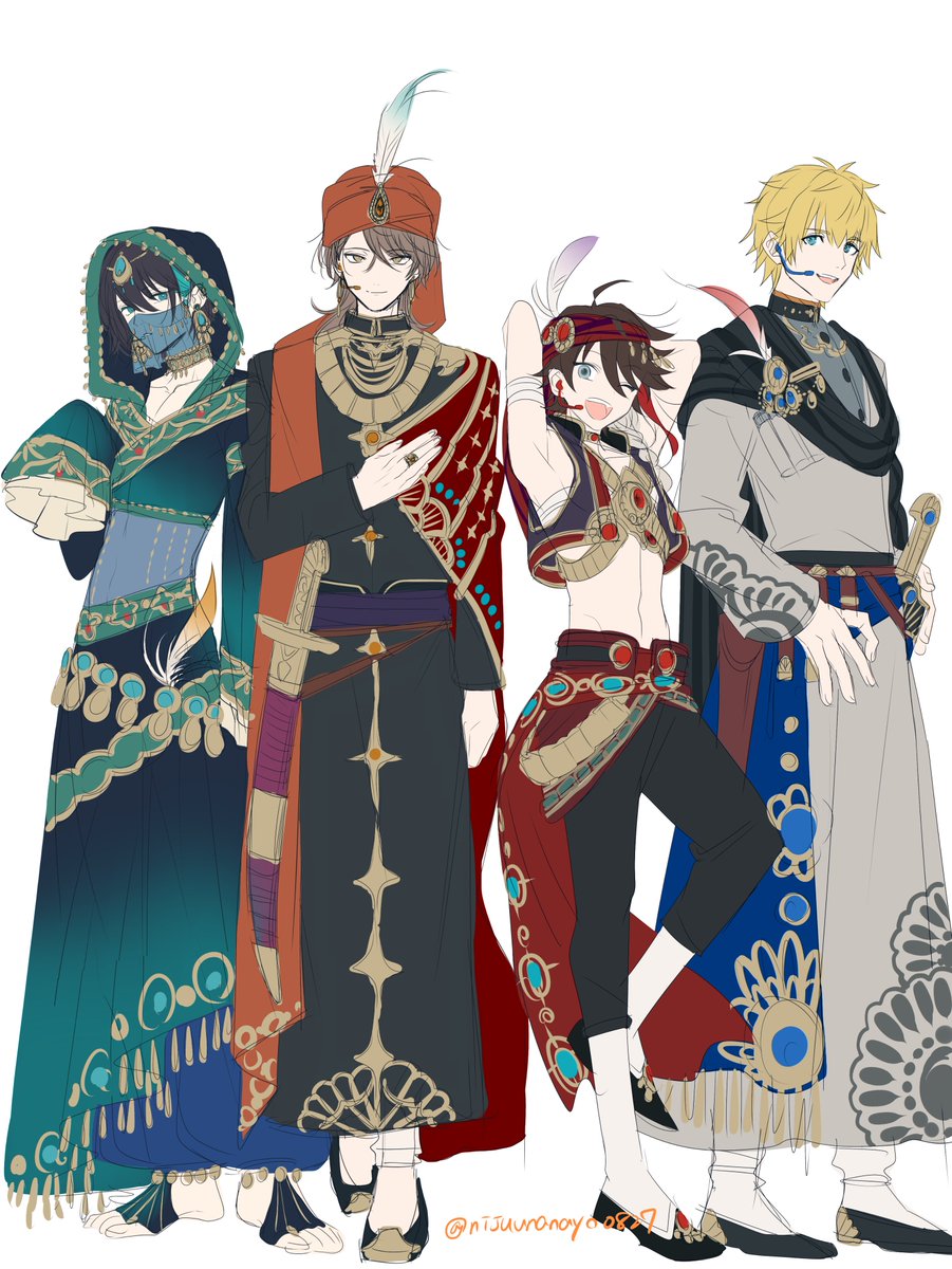 アイドルイラスト本3ラフ