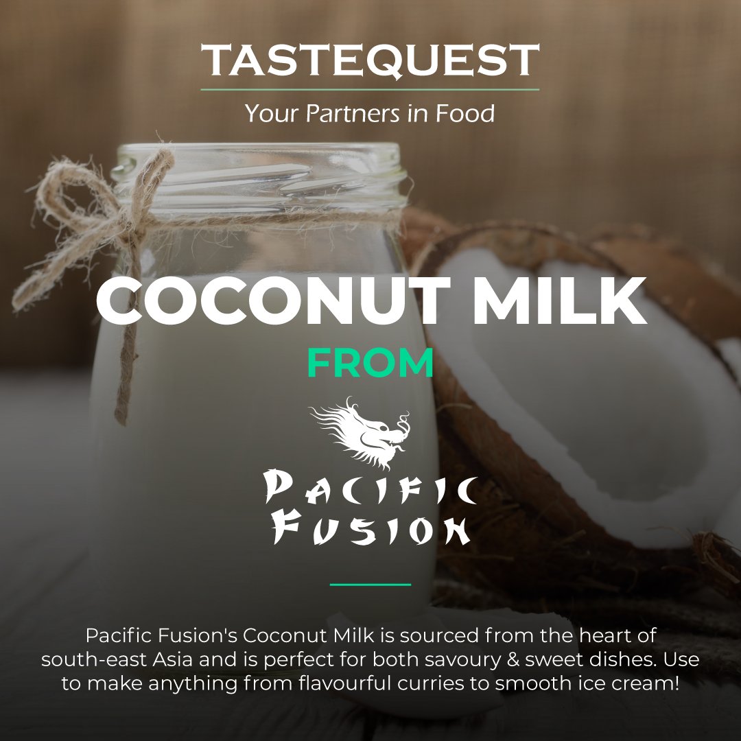 Creamy Coconut Milk from Pacific Fusion...
tastequest.co.uk/displayitemdet…
#Coconut #Milk #Creamy #Smooth