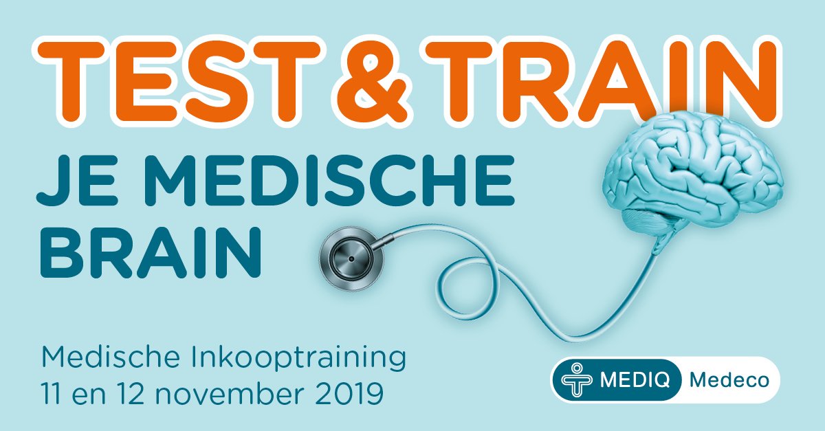 Hoe goed is uw medische kennis als inkoper in de zorg? We dagen u uit! Doe mee met de ‘Test &amp; train je medische brain’ quiz en test uw kennis op: ow.ly/ApTH50wLy2s #inkoperstraining #MediqMedeco