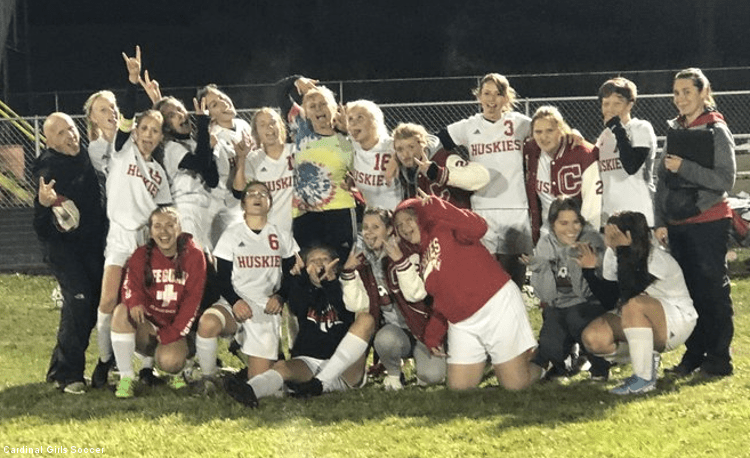 ohiovarsity's tweet photo. Huskies win first playoff game in program history https://t.co/zvKwq2HZeO https://t.co/UlMQtyMRUS