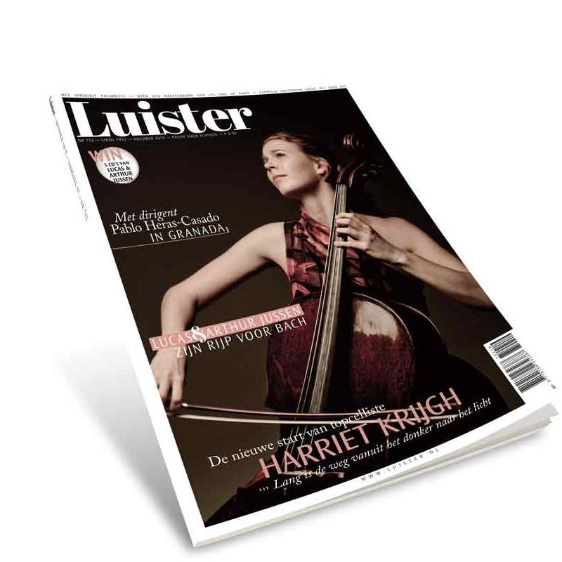 De nieuwe Luister is uit. Interview met Hariet Krijgh, dirigent Pablo Heras -Casado, Lucas &amp; Arthur Jussen, Sopraan Ruzanna Nahapetjan, de documentaire Pavarotti en meer, veel meer. Mis hem niet!!