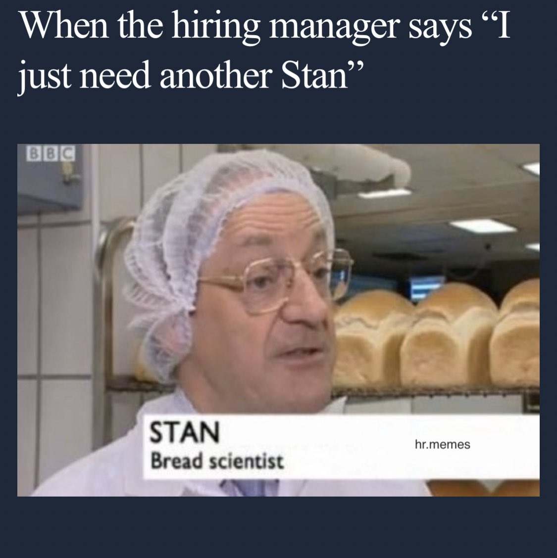 memes_hr's tweet photo. #WhoIsStan #FindMeAnotherStanIsNotARecruitingStrategy #ButWhatDoesTheDishwasherDo #ThatLastHashtagIsNotRelevant #hrwithoutbullshit #hrmemes #recruitingmemes #hr #humanresources #talent #shrm #HRBlog #talentadvisor #hrpositive #nextchat #culture #HRBooks #HRMS #hrtribe https://t.co/VlqO2xjvxt