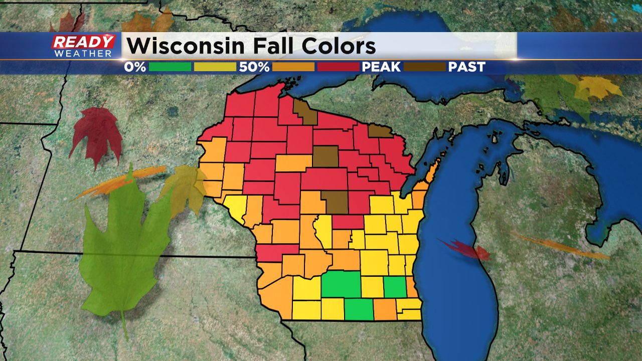 Peak color in place across northern Wisconsin