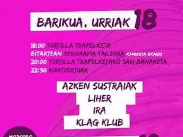 KlagKlub's tweet photo. Baixakun Durangoko txosnetan eongo ga #AzkenSustraiak, #IRA eta @Lihertaldea-ko lagunakin batea... 😈

#bixidantzan https://t.co/tuy7ytp8ya