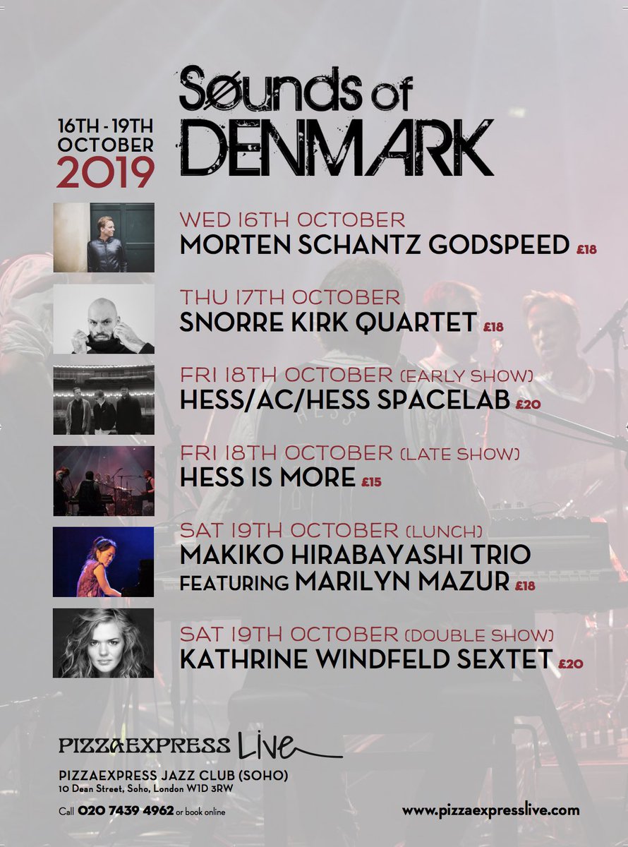 It starts tomorrow! Be there! At <a href="/pizzajazzclub/">PizzaExpress Live</a> Soho LONDON!