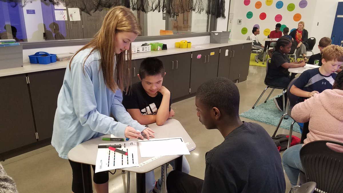 MrSummerford's tweet image. I love seeing students work together.  Students in Mrs. Webb&apos;s Robotics class at @NMSJags are teaching Mrs. Elrod&apos;s students how to code with @Ozobot. #TCSlearns #TCStech @lhingram @BrucePrescott3