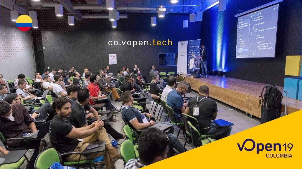 vOpenTechCO's tweet photo. 📢 "Las oportunidades no pasan, las creas" 😉
Por eso, en #vOpenTechCO tienes la oportunidad de compartir tu talento y tus experiencias con la comunidad!🙌
No la dejes pasar!! 👍

#vOpenTech #explotaaa #joinvOpen https://t.co/b9E1WXsjdM