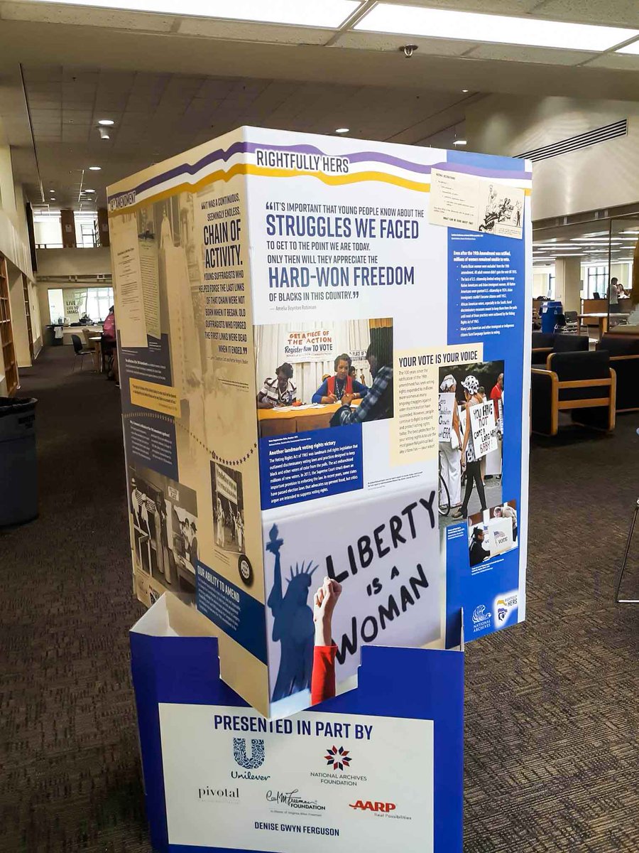 MSMMountainEcho's tweet photo. “Rightfully Hers” Exhibit Makes an Appearance at Phillips Library. Learn more about its significance: https://t.co/pnExMSALdC https://t.co/0Ambtsyqnz