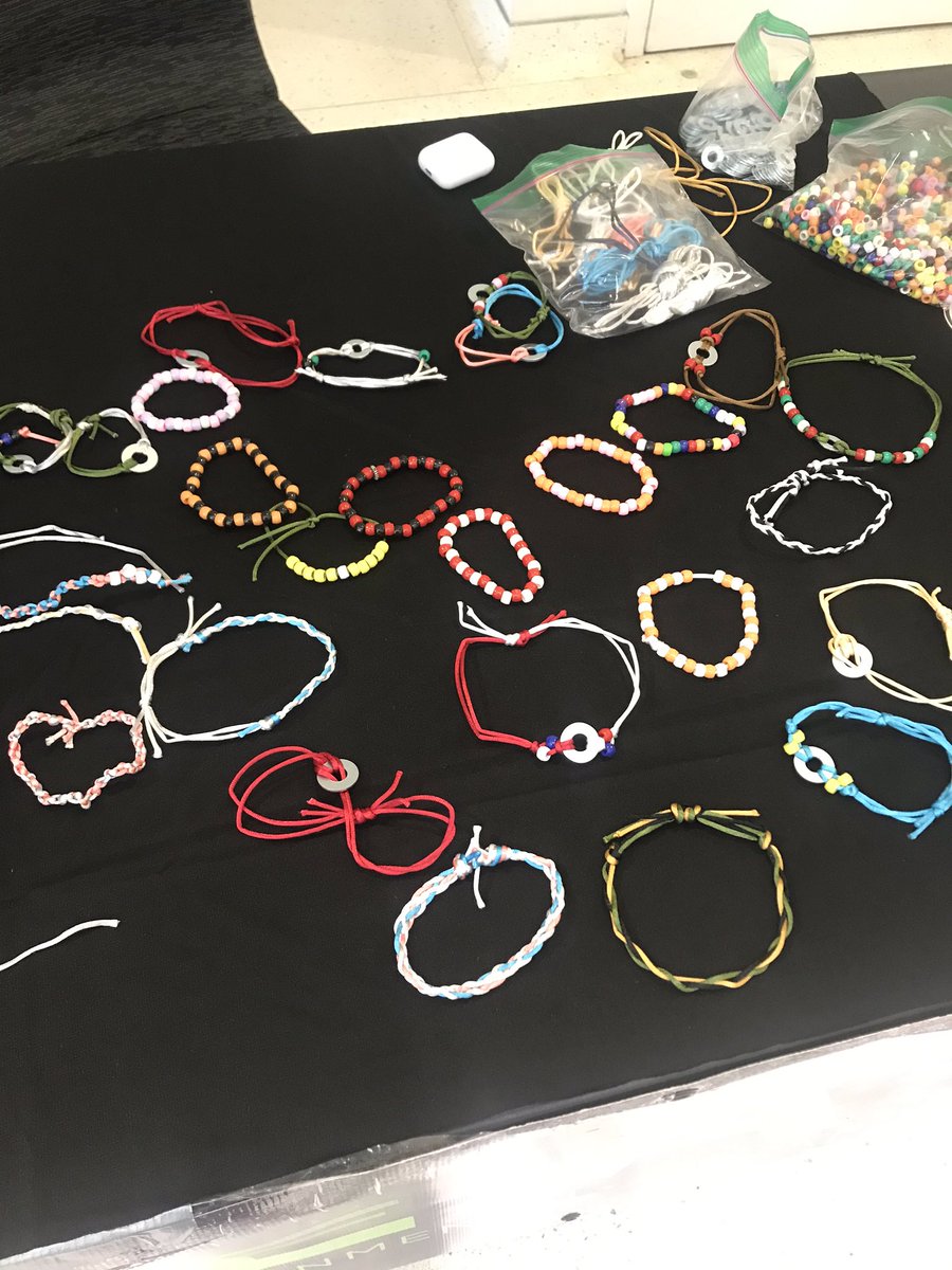 we are in the union by the corner store on the first floor selling bracelets for Denton Friends of the Family! they are $2 each! we will be here until 4, come on out!!