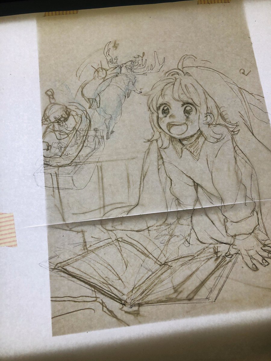下書きの下書き完成〜!!!!! 