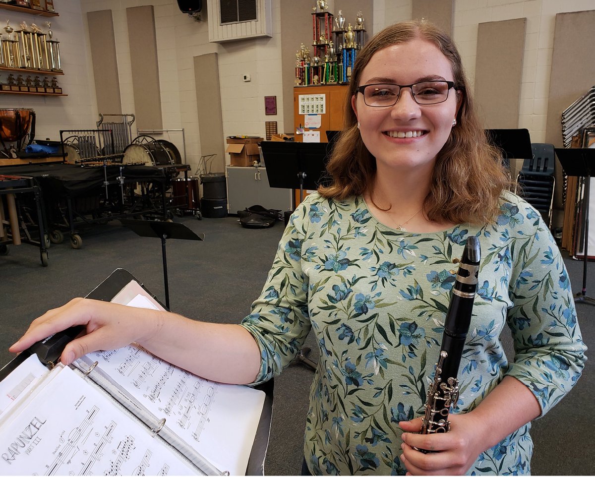 GHSHurricanes's tweet photo. Congratulations to Julia Lanni for being one of 119 students in the nation to make the All-National Honor Ensemble for musicians.  She plays the clarinet in the GHS band and will perform in Orlando at this national event.  Great job! https://t.co/8UJAME5KLE