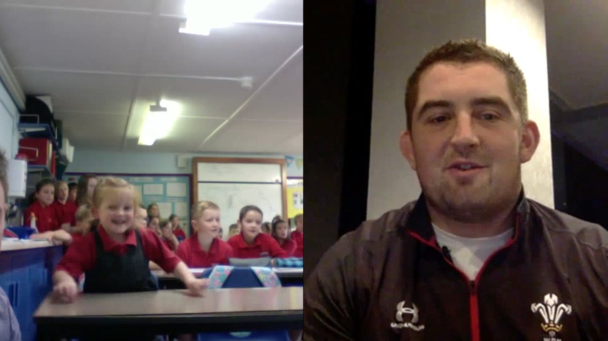 Profiad gwych o gael sesiwn Skype gyda'r chwaraewr <a href="/scarlets_rugby/">Scarlets Rugby</a> a Chymru Wyn Jones, sydd yn Siapan. Diolch iddo am roi o'i amser er mwyn cael cyfweliad. Pob lwc yng ngweddill y gystadleuaeth <a href="/wynjones2/">Wyn Jones</a> Dewch nôl â'r gwpan gyda chi i Gymru a Nantgaredig <a href="/WelshRugbyUnion/">Welsh Rugby Union 🏴󠁧󠁢󠁷󠁬󠁳󠁿</a> 🏴󠁧󠁢󠁷󠁬󠁳󠁿