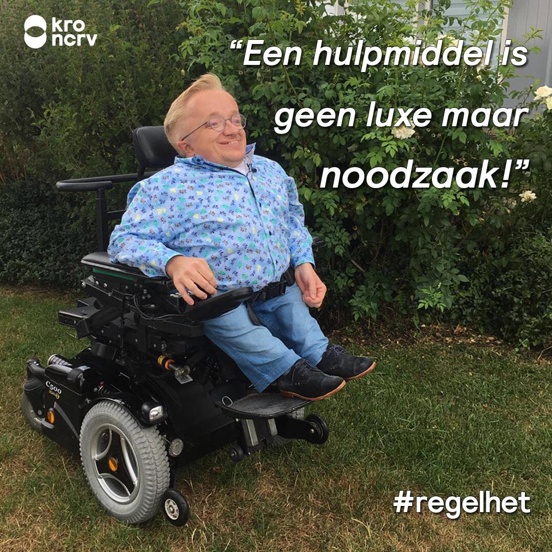 "Een hulpmiddel is geen luxe maar noodzaak”.  Zo simpel is het, dus #regelhet cc <a href="/hugodejonge/">Hugo de Jonge</a>