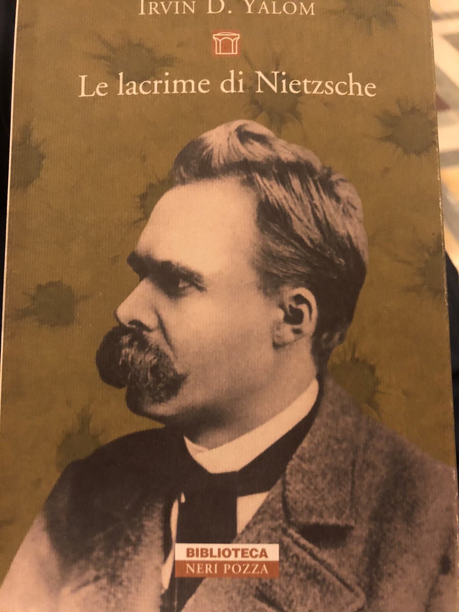 Ogni tanto bisogna cadere nelle trame complesse della filosofia e della psicanalisi! Un’ebrezza..oggi ho scelto Yalom, che racconta Nietzsche curato da un geniale psichiatra Josef Breuer sollecitato da Lou Salome’: un capovolgimento che ti fa guardare dritto! #leggiamodipiu’!