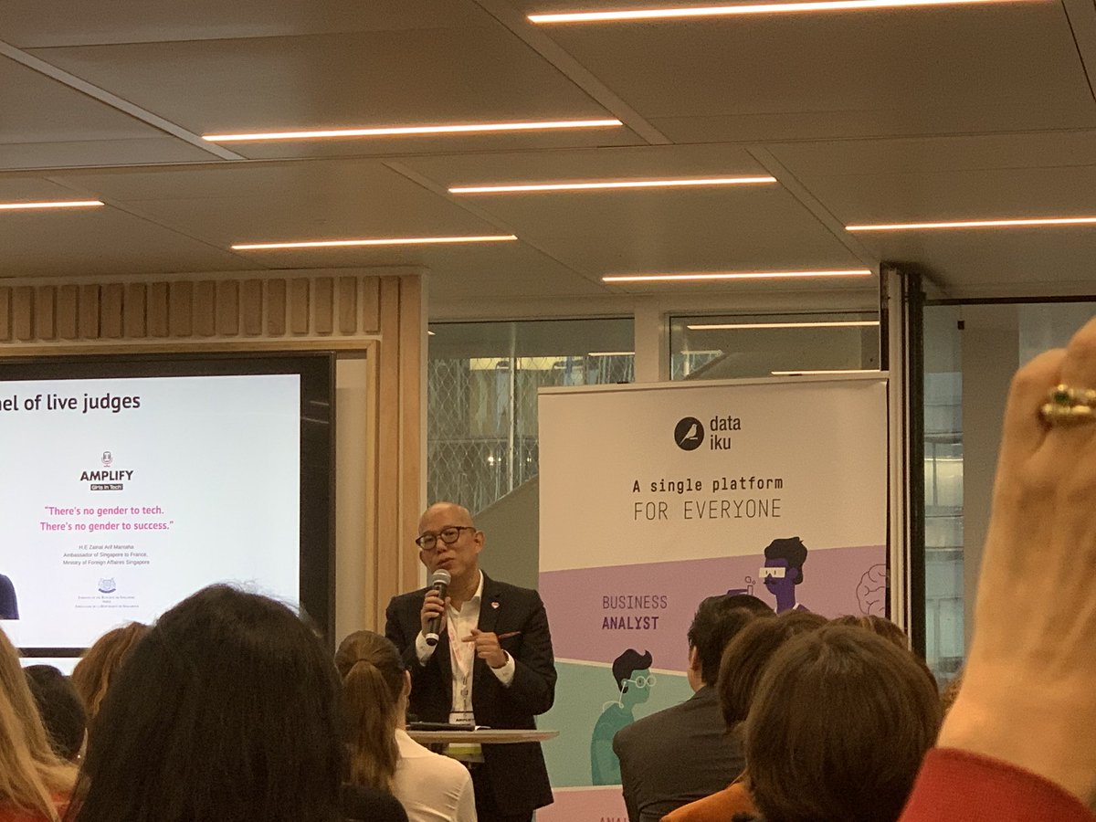 $4.5 trillion of additional annual GDP in 2025 could be added to the economies of Asia Pacific by advancing women’s equality = +12% of GDP in 2025 <a href="/McKinsey_MGI/">McKinsey Global Institute</a>, 2018.
"There is no gender to tech. There is no gender to success." S.E.M Zainal Arif MANTAHA @GirlsinTech