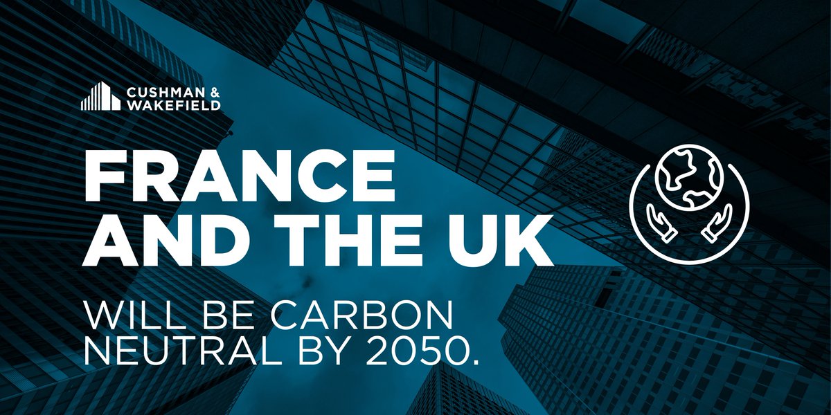 CushWakeUK's tweet photo. This summer, France and the UK committed to carbon neutrality by 2050. What impact will that have on their real estate markets? Find out in our Winning in Growth Cities report. 👉 https://t.co/67JKxi1Ziw #WIGC #LowCarbon https://t.co/KykqjIg1EM