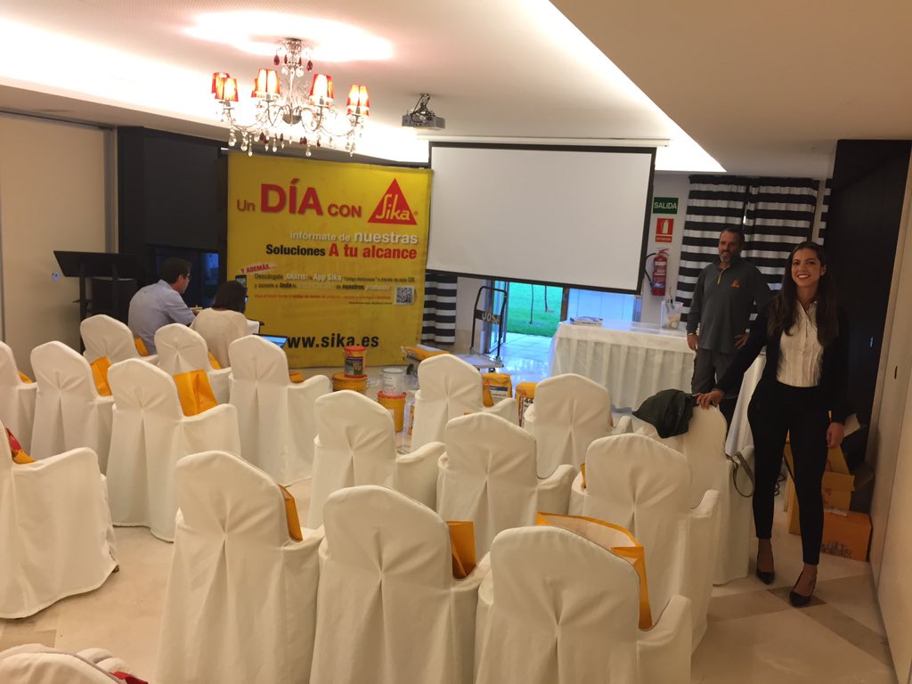 Nueva jornada de formacion en Granada, con Distribuciones Monachil en Hotel Granada Palace, hoy a las 20:00 <a href="/RaulRuizMo/">Raul Ruiz Moreno</a> <a href="/Agustin35181328/">Agustin Diaz Benito Garrido</a> <a href="/SikaSpain/">Sika España</a> #Sika