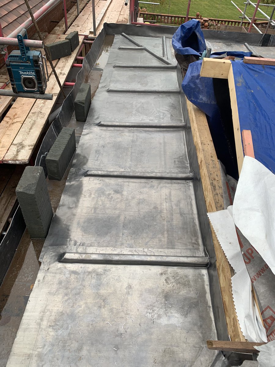 Some progress on our latest job in #Altrincham #leadwork #Cheshire