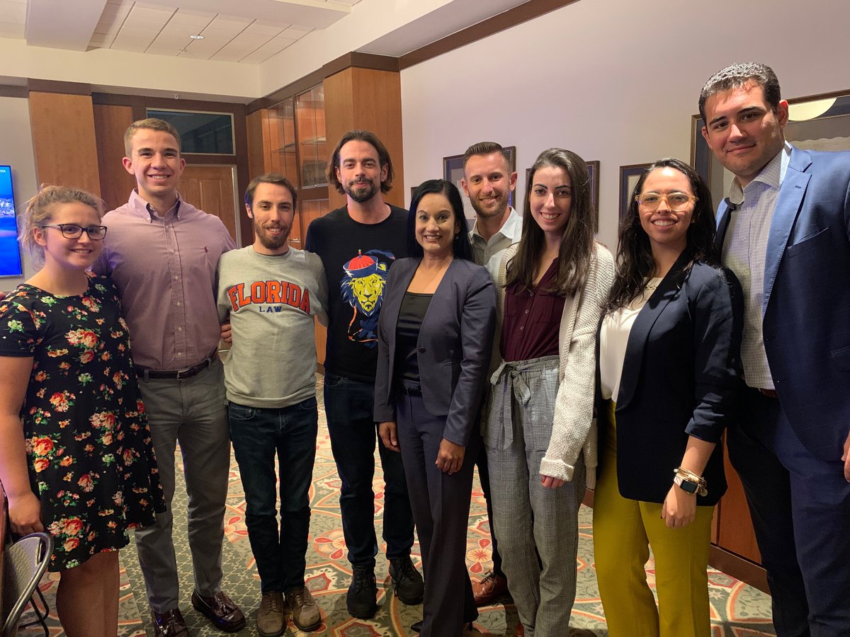 "What I learned at #UFLaw helps me do my job 100 times more." Thank you Assistant Secretary of State @ManishaSingh (JD 94) for spending time with UF Law students and sharing your wisdom!