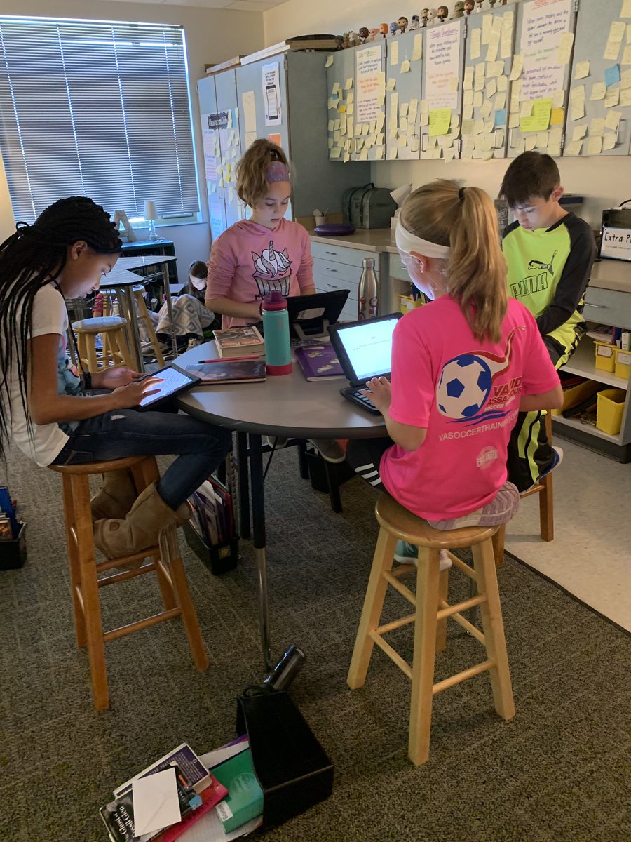 MJBuckley4's tweet photo. In workshop today we dug into our work and entered โStarbucks Modeโ - Creating a place to relax and learn together! @bp_mustangs #ReadALatte #EspressoYourself #StayOnTheGrind https://t.co/fSdAhDjb6H