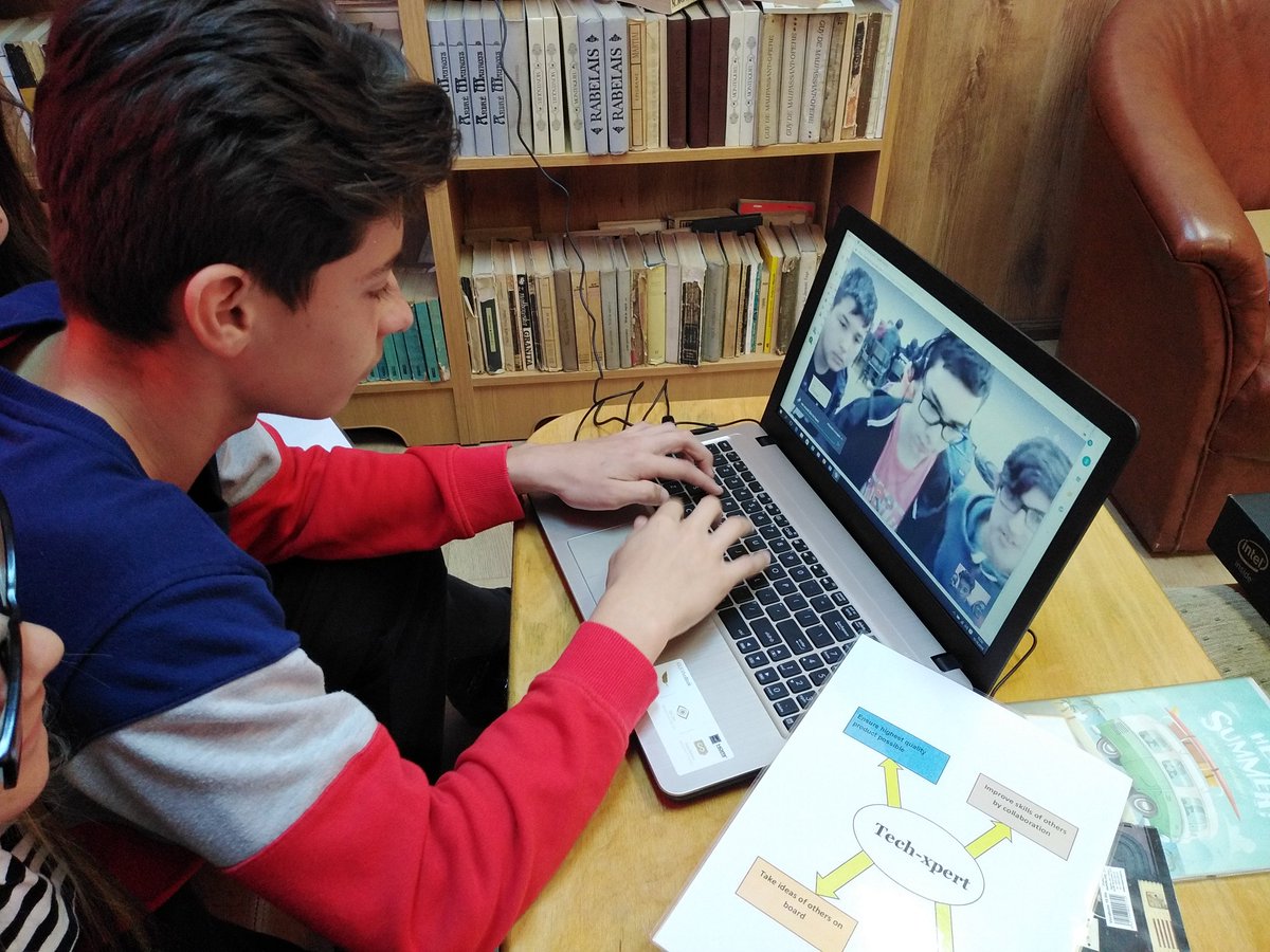 BrianaBelciug's tweet photo. We broke down the walls of the classroom. Portuguese and Romanian teams collaborated on an extraordinary lesson about environmental issues, voting, children's rights, and cyberbullying. @liceuliteanu @tfasteurope @tfastportugal @tfastgermany @TfaSTSweden #TfasTStudentsConnections https://t.co/Ocn8Ai2oM8
