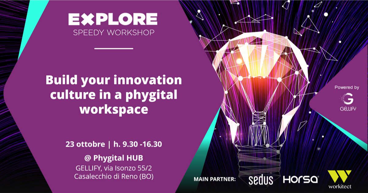 💎Luogo di lavoro fisico, cultura dell’#innovazione e crescita aziendale sono aspetti connessi tra loro: in questo #workshop potrai scoprire come progettare un posto di lavoro che migliori la collaborazione e la produttività dei dipendenti! bit.ly/35EK5Oz