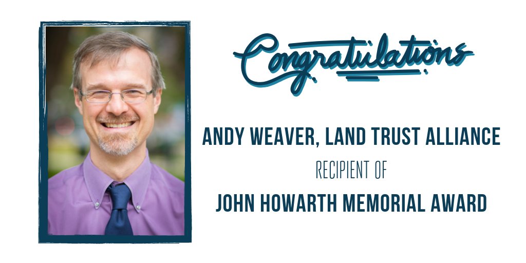 ensync1's tweet image. Andy Weaver with Land Trust Alliance receives the prestigious John Howarth Memorial Award at #NiUG19. 

Congratulations from your friends at enSYNC!