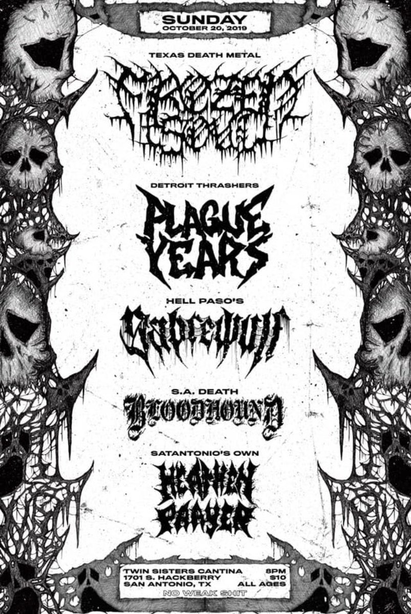 HeathenPlayas's tweet photo. Time to get back on this shit. A couple of shows we have lined up. Pull the fuck up. https://t.co/avdDzncFRA