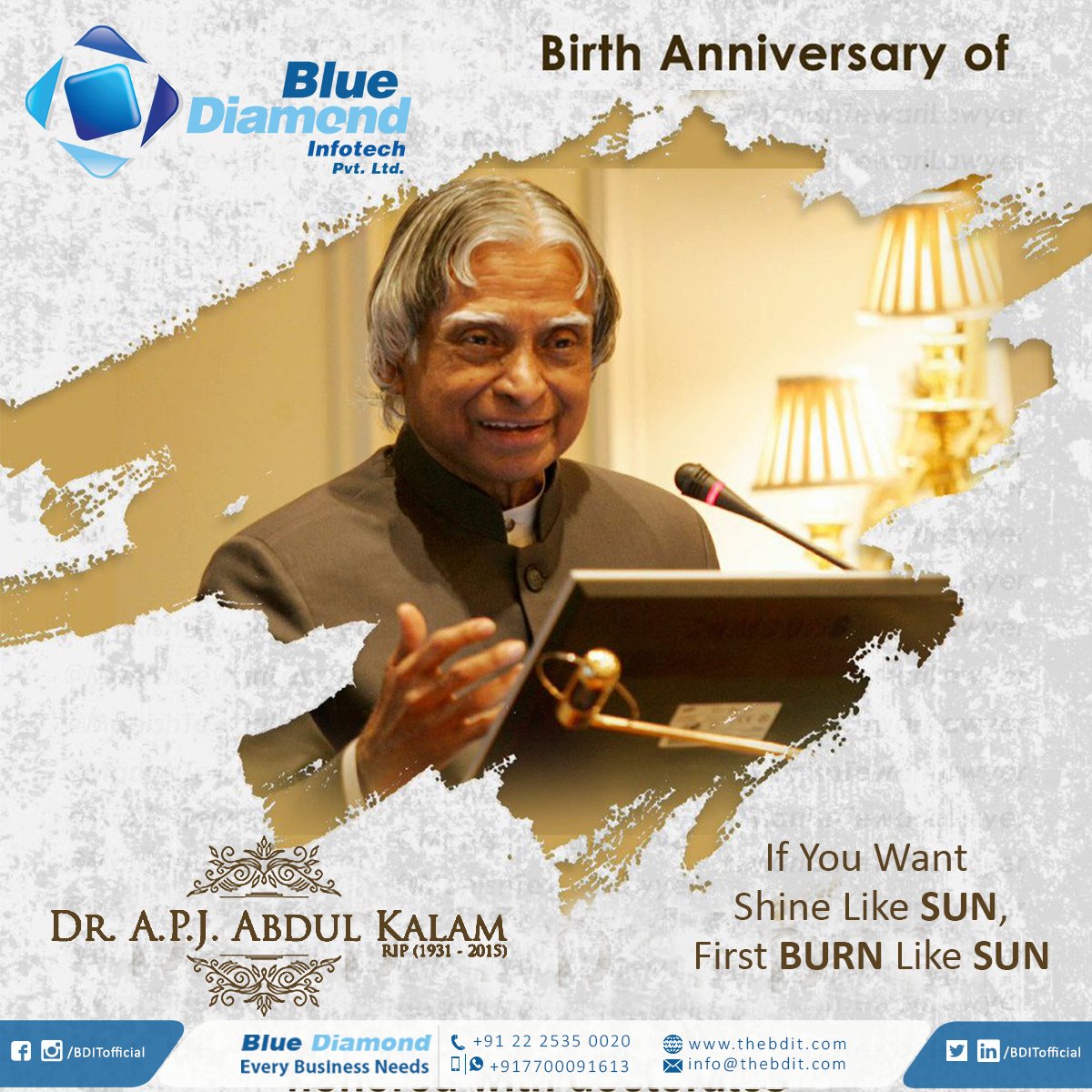 #APJAbdulKalam #Missileman #MissileManOfIndia #BharatRatna #HBDAbdulKalam