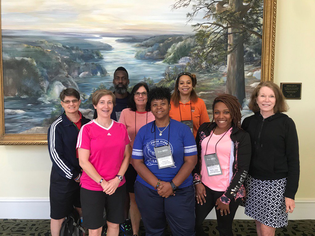 DRice_PE's tweet image. G8 professional learning in Athens GA for Health and PE teachers. Thanks GAHPERD@APSCAO @GAHPERD @MorrisBrandonES