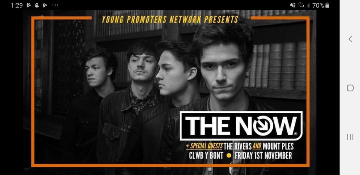 This gig coming up is gonna be spooky for this Halloween on Friday 1st November at <a href="/ClwbYBont/">Clwb Y Bont</a> at Pontypridd.

The bands who are play are 
The now, The Rivers and Mount Ples that are full of energy and gonna bring something that everyone will remember.
Tickets - £4 OTD