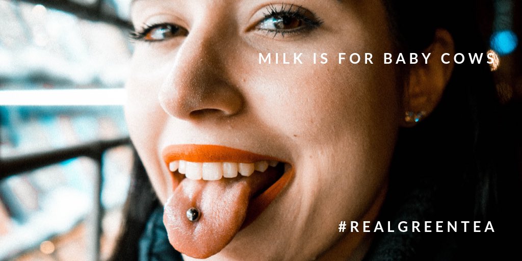 Milk is for babies, cow’s milk is for baby cows. 😂
Oh, and no sugar either, thank you very much... 🙄
#myteaistastierthanyours
#realgreentea 🌱💧✨