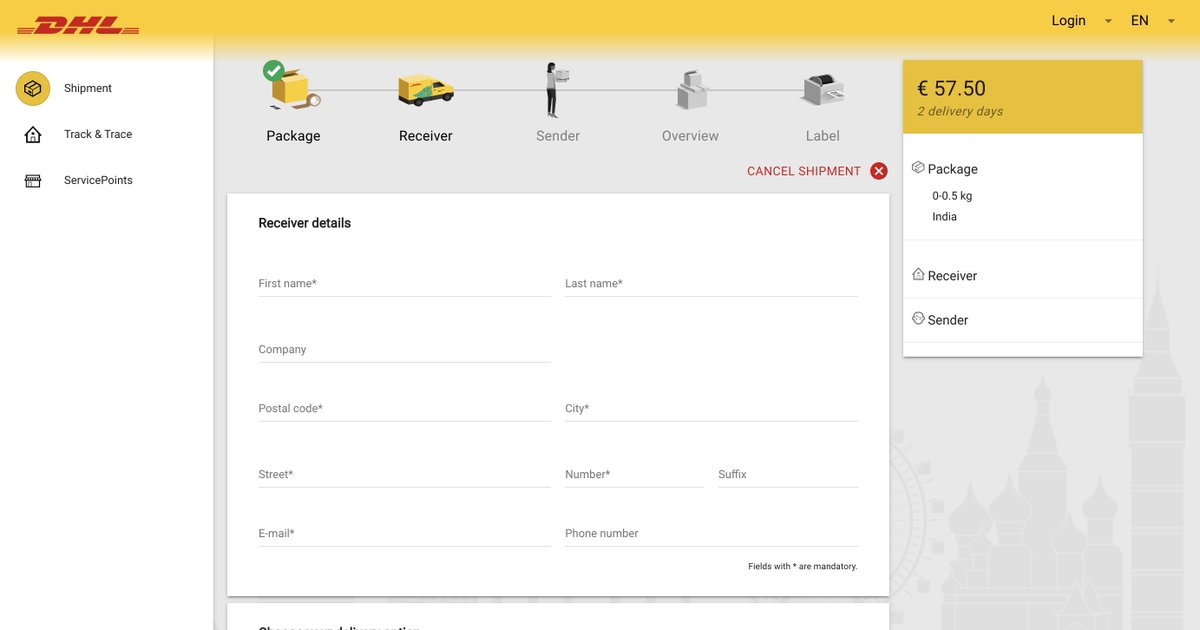 ronakkhunt's tweet photo. @DHL_NLexpress @DHLNL 
Hi, you have serious issue on https://t.co/rZmrDona6D.
When I select the country India, it says 'Fast Delivery' 2 days. 
After we put the PIN Code, it is silently (nobody could have noticed that change) changed to 5 days.

#dhl #dhlexpress #feelingcheated https://t.co/rjSEVns2PC