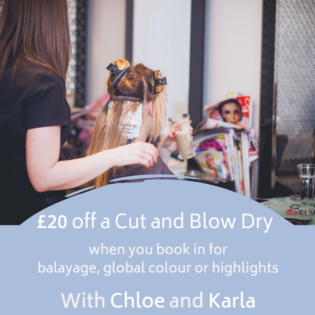 Our Thatcham salon is running an offer until the end of November! Give yourself a little pamper 💁‍♀️#hairsalon #hair #hairstyle #stylist #offer