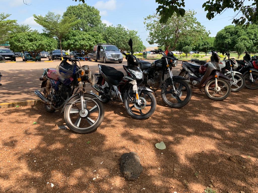 TheIsraelLaryea's tweet photo. While in Tamale, waiting for my flight to Wa for #ShadesOfRed we decided to drive into town for some waakye and noticed virtually all the motorbikes did not have number plates. 

Am I missing something? 🤔

The Hajia waakye was good though.

#FirstTimeInWa
#TravelAndSee
#SOR https://t.co/shSEjr0etp