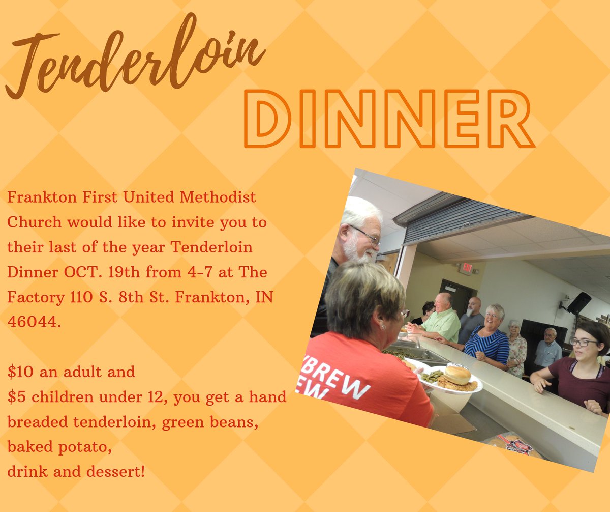 CommunityCoF's tweet photo. 4 More days!! We hope you can join us for our last of the season Tenderloin Dinner. If you can't we understand, but would love for you to share our event with your friends and family. https://t.co/6HXn2bTPpQ