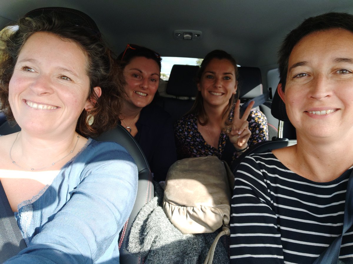 AliceViaud's tweet photo. En route 🚗 pour #ET15 , le Grand Ouest covoiture @MorganeConseil @SensationBzh @Aurel0708 https://t.co/UWGuwl4sff