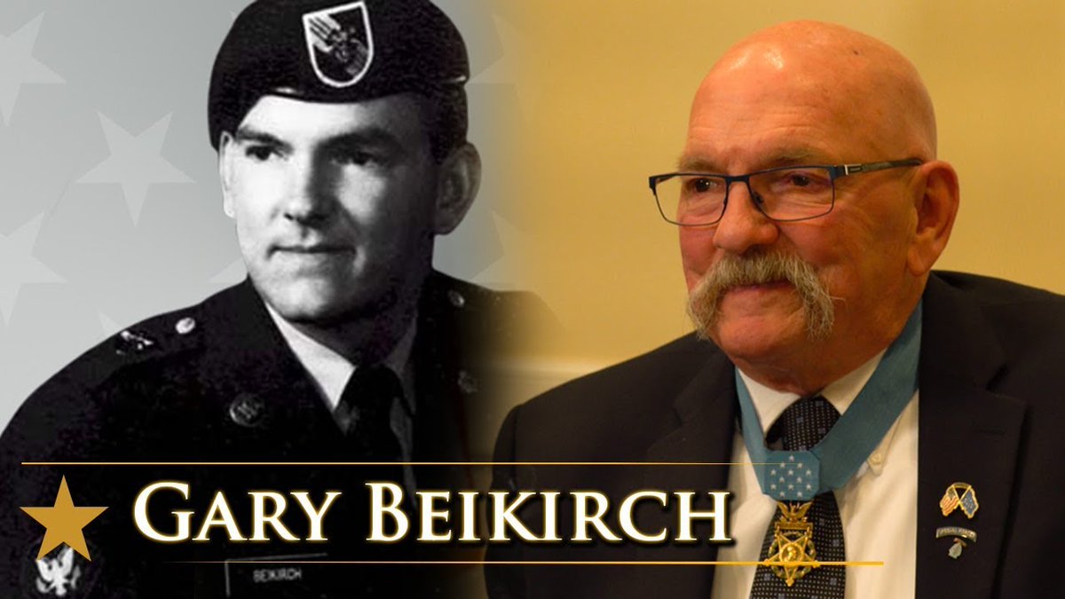 GreenBeretFound's tweet photo. OTD 46 years ago, SGT Gary B. Beikirch was awarded the #MedalofHonor for actions distinguishing himself by conspicuous gallantry and intrepidity at the risk of life above and beyond the call of duty while serving with @5thForces in Vietnam. https://t.co/OUbr918Kkv https://t.co/Sihxh16UeV
