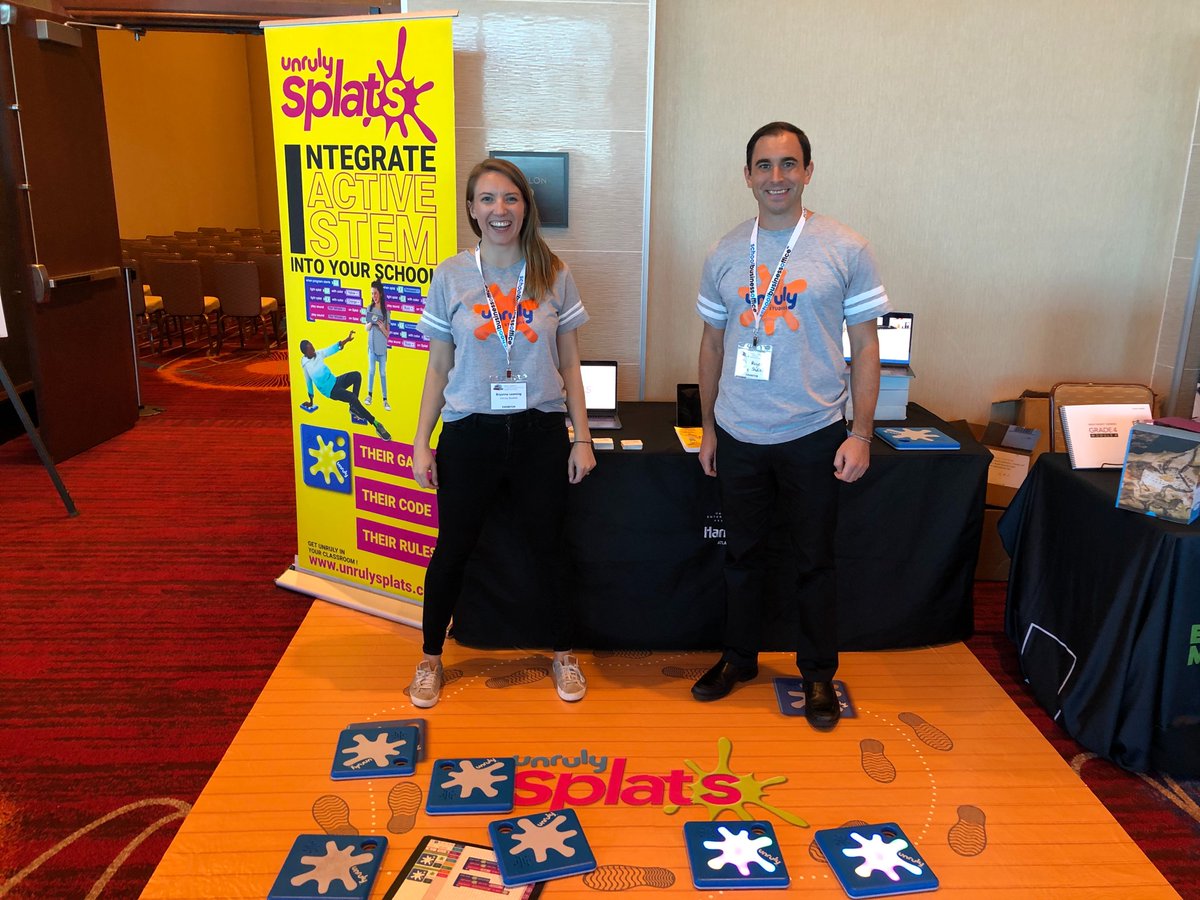 unruly_studios's tweet photo. Come visit us at Table 26 at NJCSA today! We're doing all day demo's and even a few pushup contests 😉 #physed #learntocode #code #unrulyeducator #sweatwhileyoucode #STEM #education #NJCSA https://t.co/yZvZaPprJB