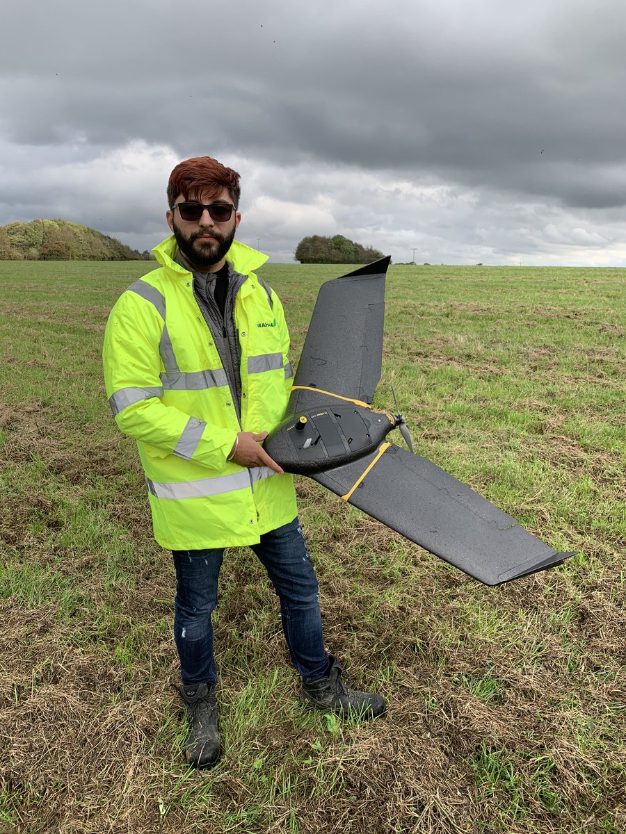 droneacademyuk's tweet photo. Well done Mihaita @GRAHAM_Civils on completing your fixed wing @sensefly eBee X flight assessmemt today. Another pilot added to the team! @KORECGroup https://t.co/h5SHJ2rUkT